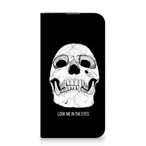 Mobiel BookCase iPhone 13 Pro Skull Eyes