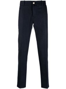 Jacob Cohën pantalon en laine mélangée à coupe skinny - Bleu