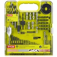 Ryobi RAKDD60 | 60-delig Boor & Schroevendraaierset - 5132004664 - 5132004664