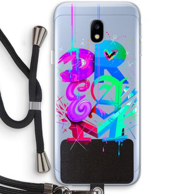 Dream: Samsung Galaxy J3 (2017) Transparant Hoesje met koord