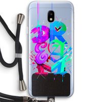 Dream: Samsung Galaxy J3 (2017) Transparant Hoesje met koord