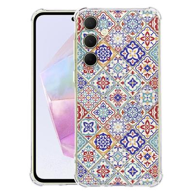 Samsung Galaxy A56 Hoesje - Tiles Color TPU Antishock
