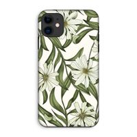 Wit bloemenpatroon: iPhone 11 Tough Case