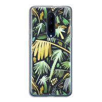 Tropical Palms Dark: OnePlus 7 Pro Transparant Hoesje