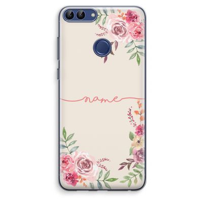 Rozen: Huawei P Smart (2018) Transparant Hoesje