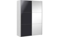 Goossens Kledingkast Easy Storage Sdk, 153 cm breed, 220 cm hoog, 1x 3 paneel schuifdeur li en 1x 3 paneel spiegel schuifdeur re Goossens Kledingkast Easy Storage Sdk, 153 cm breed, 220 cm hoog, 1x 3 paneel schuifdeur li en 1x 3 paneel spiegel schuifdeur re