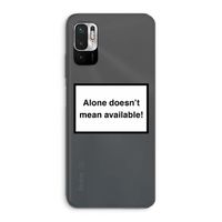 Alone: Xiaomi Redmi Note 10 5G Transparant Hoesje