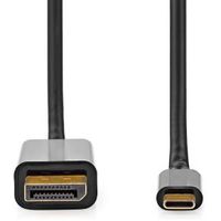USB-C© Adapter | USB 3.2 Gen 1 | USB-C© Male | DisplayPort Male | 4K@60Hz | 2.00 m | Rond | Verg