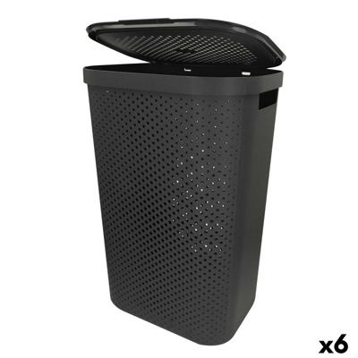 Wasmand Curver INFINITY Grijs Plastic 60 L 44 x 60 x 35 cm (6 Stuks)