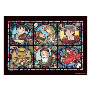 Whisper of the Heart Jigsaw Puzzle Stained Glass Characters Gallery (208 pieces)