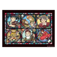 Whisper of the Heart Jigsaw Puzzle Stained Glass Characters Gallery (208 pieces) - thumbnail