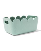 HEMA Mand 33x14cm vilt lichtgroen