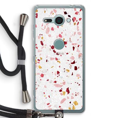Terrazzo N°9: Sony Xperia XZ2 Compact Transparant Hoesje met koord
