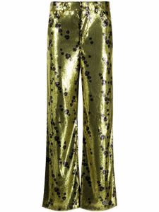 Philosophy Di Lorenzo Serafini pantalon droit à sequins - Jaune