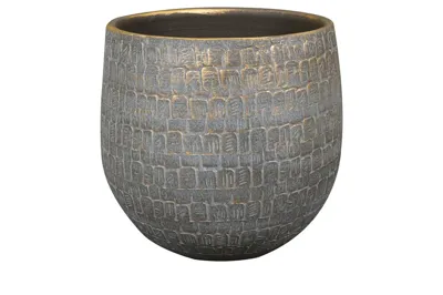 Pot renzo d36h32cm antraciet
