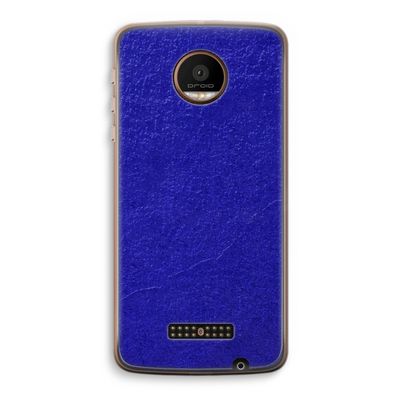 Majorelle Blue: Motorola Moto Z Force Transparant Hoesje
