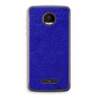 Majorelle Blue: Motorola Moto Z Force Transparant Hoesje