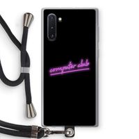 Vice Black: Samsung Galaxy Note 10 Transparant Hoesje met koord