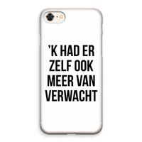 Meer verwacht: iPhone 8 Transparant Hoesje