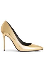 Giuseppe Zanotti escarpins en cuir verni Jakye 105 mm - Or