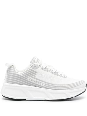 TWINSET baskets Striped Fessura - Blanc