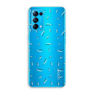 Hipster stripes: Oppo Find X3 Lite Transparant Hoesje