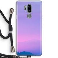 Sunset pastel: LG G7 Thinq Transparant Hoesje met koord