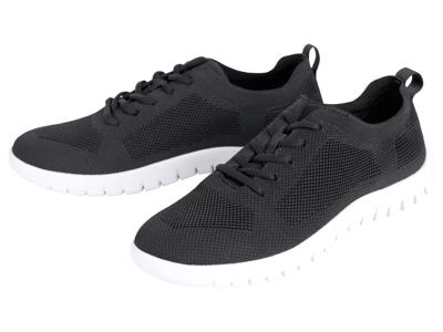 LIVERGY Heren sneakers (Zwart, 42)