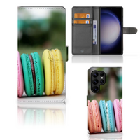 Samsung Galaxy S23 Ultra Book Cover Macarons - thumbnail