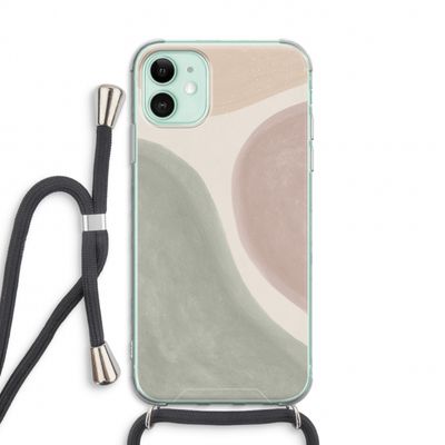 Geo #6: iPhone 11 Transparant Hoesje met koord
