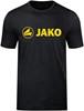 JAKO 6160D T-Shirt Promo Dames - Zwart Gemeleerd/Citroen - 42