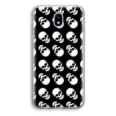 Musketon Skulls: Samsung Galaxy J5 (2017) Transparant Hoesje