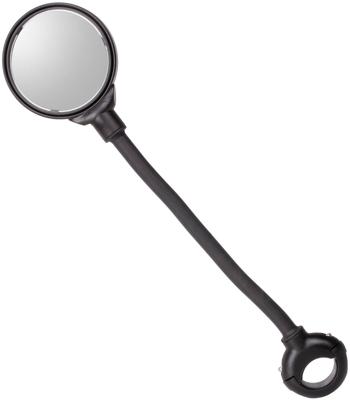 M-WAVE fietsspiegel spy base 3d 31,5 cm glas matzwart