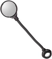 M-WAVE fietsspiegel spy base 3d 31,5 cm glas matzwart