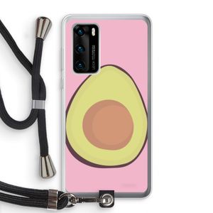Avocado: Huawei P40 Transparant Hoesje met koord