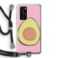 Avocado: Huawei P40 Transparant Hoesje met koord