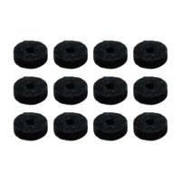 Boston EP-FEW Vilten Ringen voor Strap Buttons Zwart (12 Stuks)