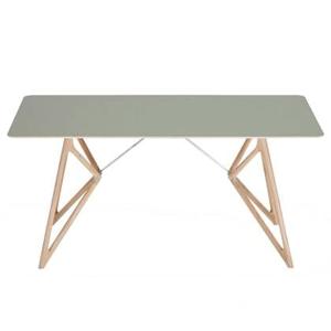 Gazzda Tink Tafel linoleum 160x90 whitewash Dark Olive