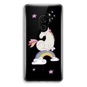 Regenboog eenhoorn: Xiaomi Mi Mix 2 Transparant Hoesje