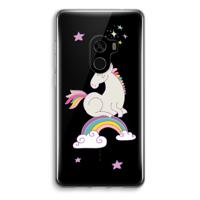 Regenboog eenhoorn: Xiaomi Mi Mix 2 Transparant Hoesje - thumbnail