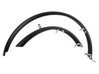 Spatbordset staal 28 matzwart