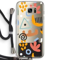 Abstract: Samsung Galaxy S7 Edge Transparant Hoesje met koord