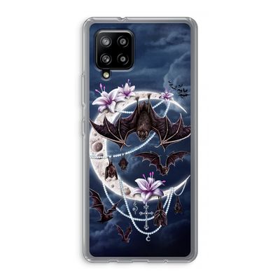 Vleermuizen Maan: Samsung Galaxy A42 5G Transparant Hoesje