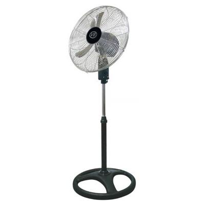 Ylumen Vloerventilator Pro Ø 45 cm H 142 cm zwart