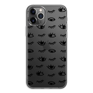 Eye pattern #2: iPhone 11 Pro Transparant Hoesje