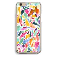 Watercolor Brushstrokes: iPhone 6 / 6S Transparant Hoesje