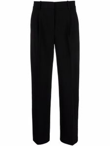 Theory pantalon droit à taille haute - Noir