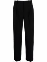 Theory pantalon droit à taille haute - Noir