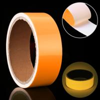 Lichtgevende tape groene gloed in donkere muur sticker lichtgevende Photoluminescente tape stage Home Decoratie grootte: 3cm x 3m (geel licht)