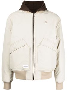 CHOCOOLATE veste bomber réversible à logo imprimé - Marron